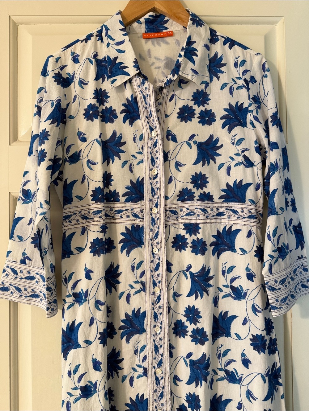 NWOT Oliphant Three Quarter Sleeve Maxi Dress - Picture 5 of 9